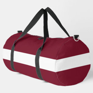 Latvia flag duffle bag