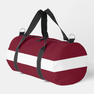Latvia flag duffle bag