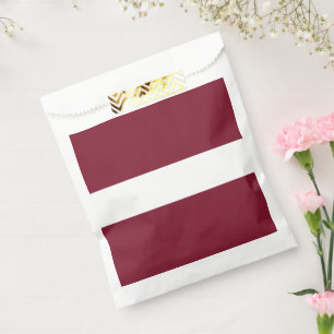 Latvia flag favour bag
