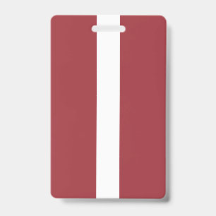 Latvia Flag ID Badge