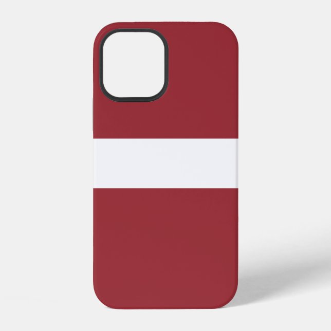 Latvia Flag iPhone Case (Back)