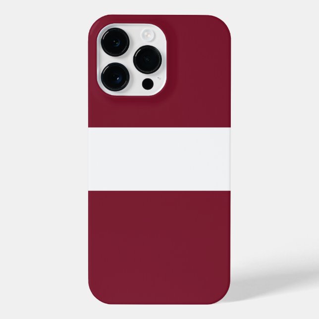 Latvia flag iPhone case (Back)