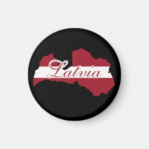  Latvia Flag , Map of LATVIA  Latvian Gift Magnet