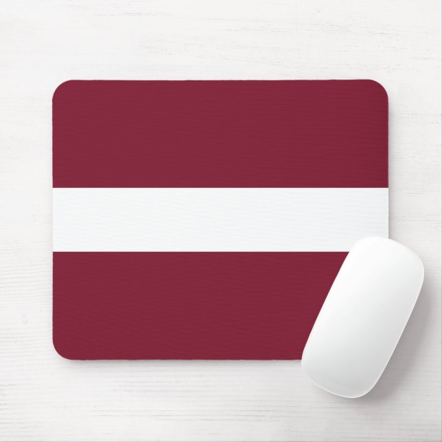 Latvia flag mouse pad (With Mouse)