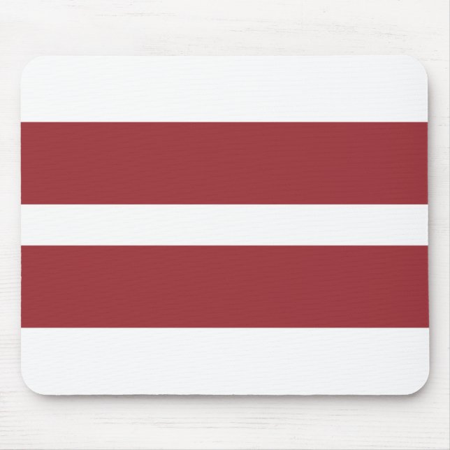 Latvia Flag Mouse Pad (Front)