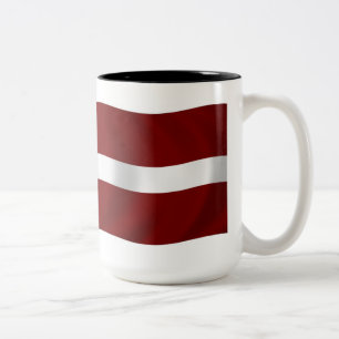 Latvia Flag Mug