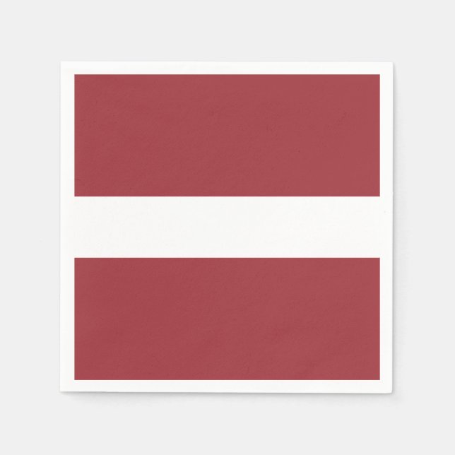Latvia Flag Napkin (Front)