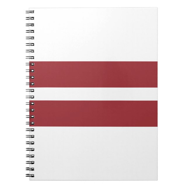 Latvia Flag Notebook (Front)