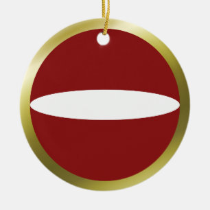 Latvia Flag Ornament