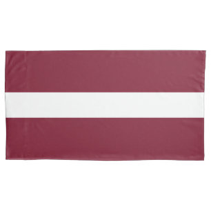 Latvia flag pillowcase