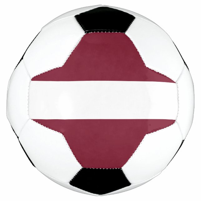 Latvia flag soccer ball (Front)