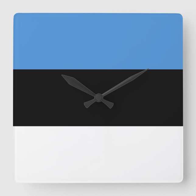 Latvia Flag Square Wall Clock (Front)