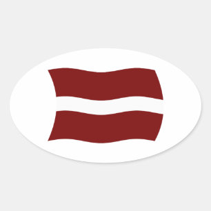 Latvia Flag Sticker
