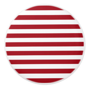latvia flag stripes country symbol lines red white ceramic knob