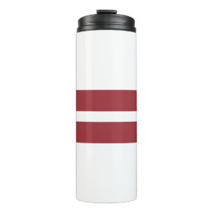 Latvia Flag Thermal Tumbler