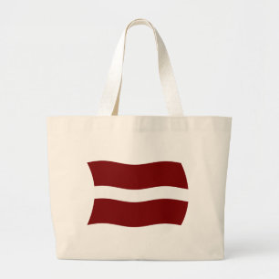 Latvia Flag Tote Bag