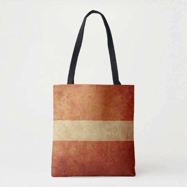 Latvia Flag Tote Bag (Front)