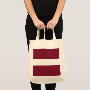 Latvia flag tote bag