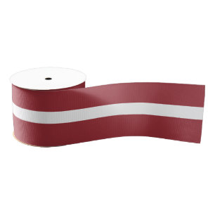 Latvia Grosgrain Ribbon