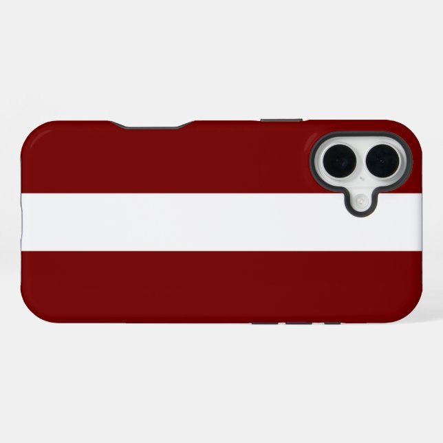 Latvia iPhone Case (Back Horizontal)