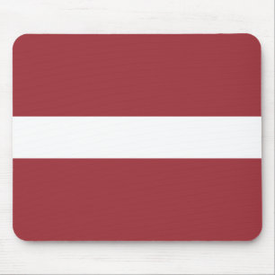 Latvia (Latvian) Flag Mouse Pad