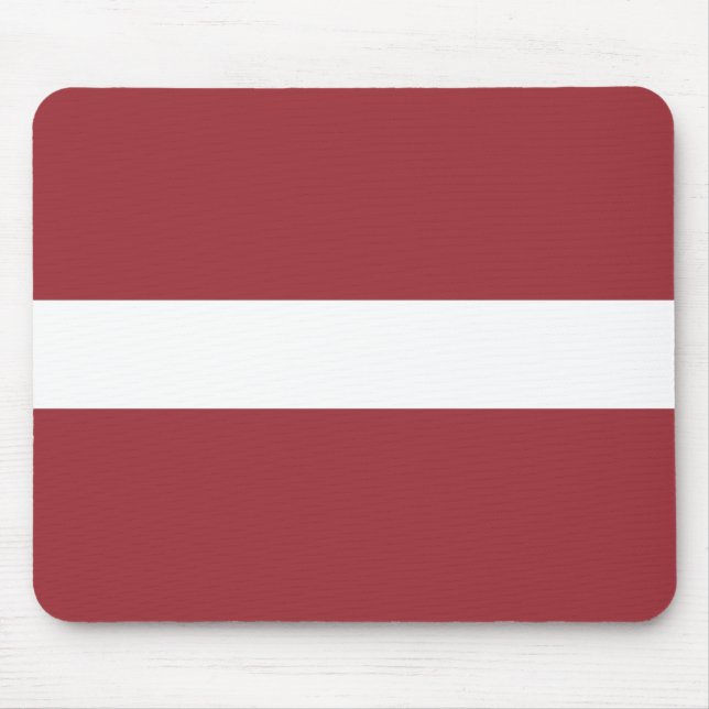 Latvia (Latvian) Flag Mouse Pad (Front)