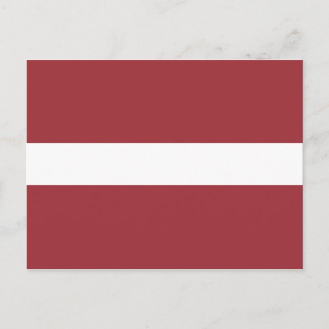 Latvia (Latvian) Flag Postcard (Front)