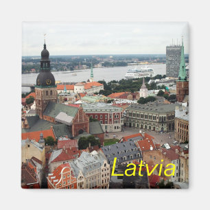 Latvia magnet