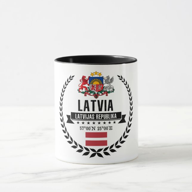 Latvia Mug (Center)