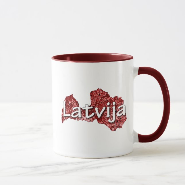 Latvia Mug (Right)