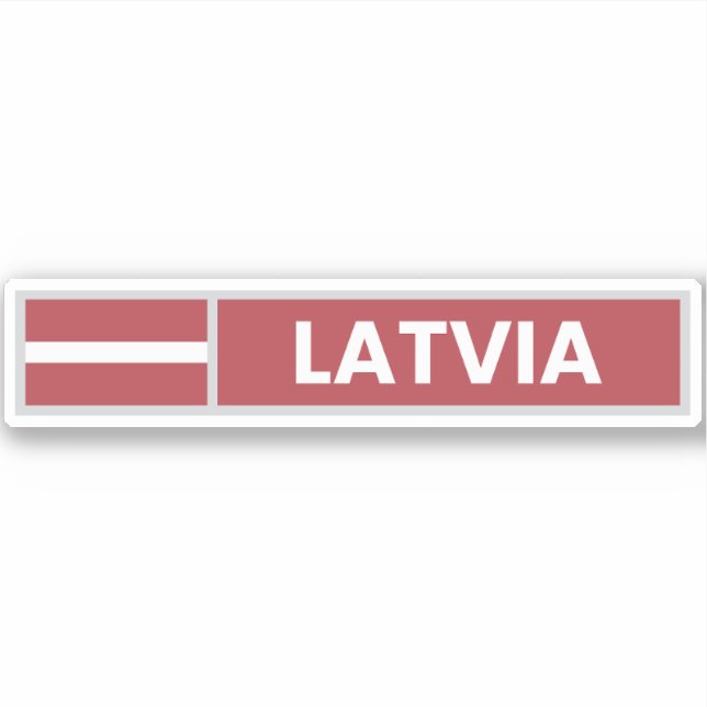 Latvia National Flag (Front)