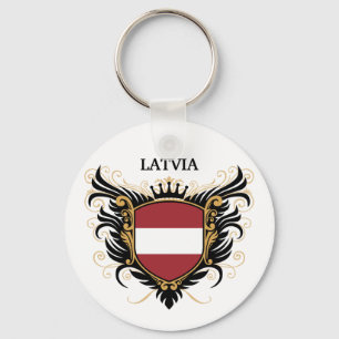Latvia [personalise] key ring
