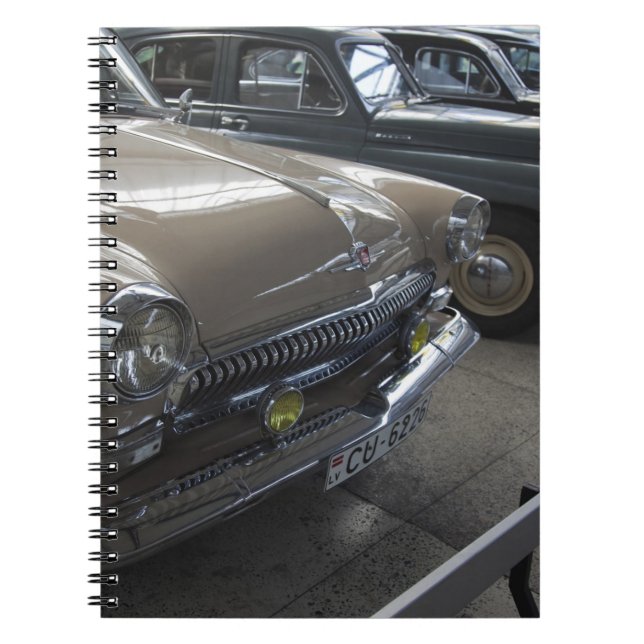 Latvia, Riga, Riga Motor Museum, 1960s Notebook (Front)