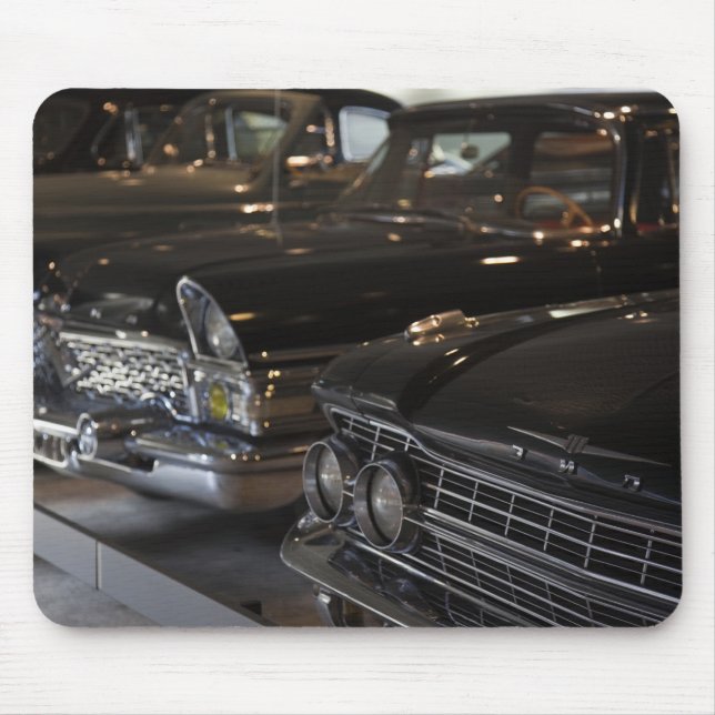 Latvia, Riga, Riga Motor Museum, cars of the Mouse Pad (Front)