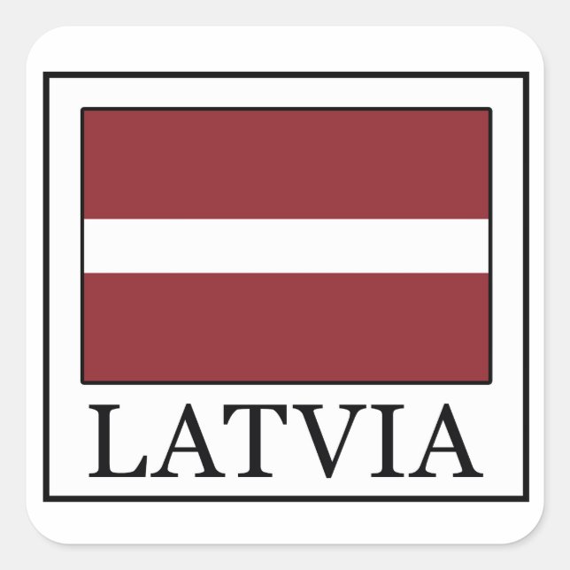 Latvia sticker (Front)