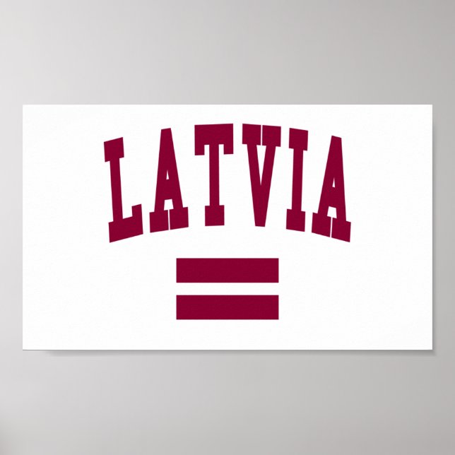 Latvia Style Poster (Front)