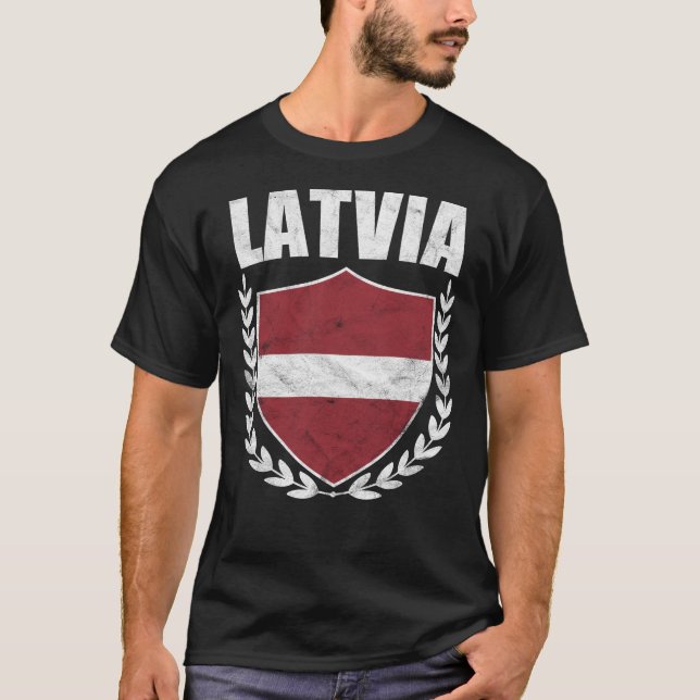 Latvia T-Shirt (Front)