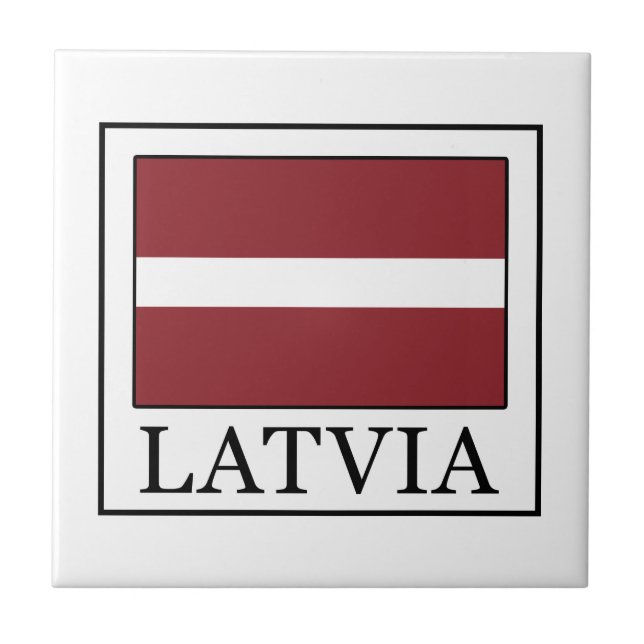 Latvia Tile (Front)