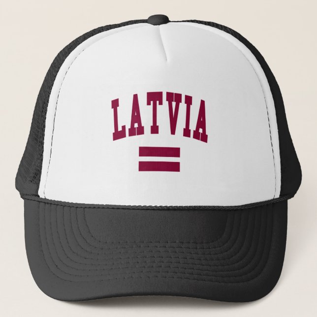 LATVIA TRUCKER HAT (Front)