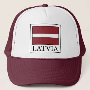 Latvia Trucker Hat