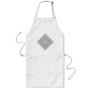 Latvian Ancient Motif Design from Lielvarde Belt Long Apron
