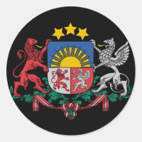 Latvian coat of arms sticker