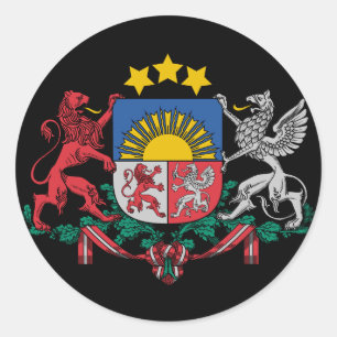 Latvian coat of arms sticker