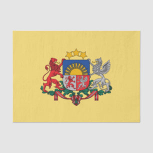 Latvian coat of arms tissue paper