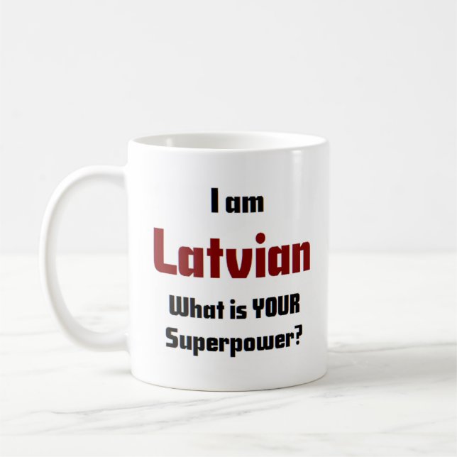 latvian coffee mug (Left)