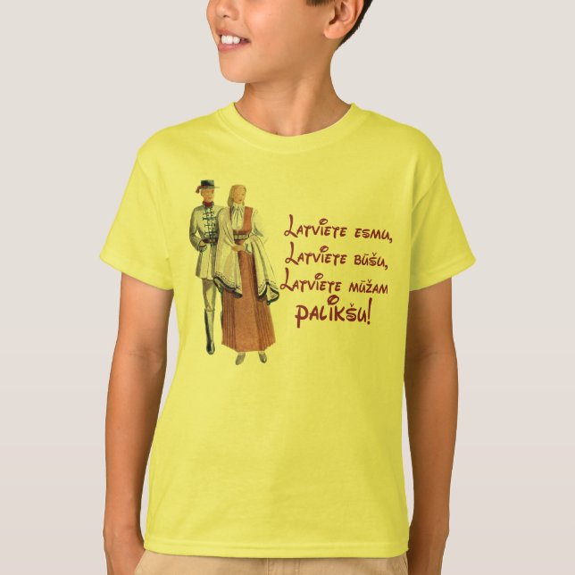 Latvian creed t-shirt (Front)