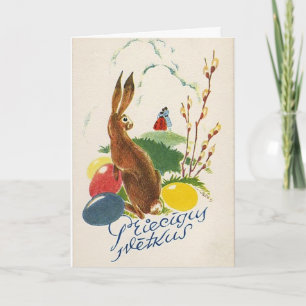 Latvian Easter card