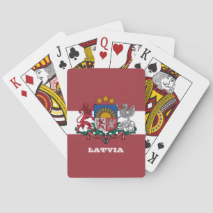 Latvian Flag Games, Latvia Playing Cards