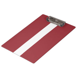 Latvian Flag (Latvia) Clipboard