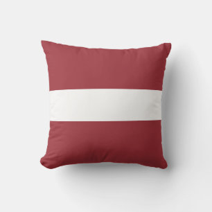 Latvian Flag (Latvia) Cushion